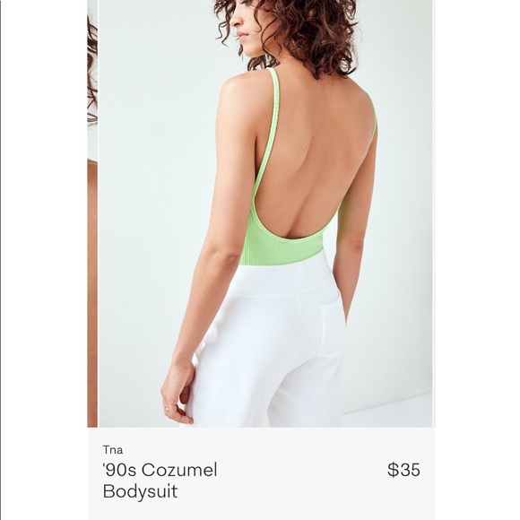 Aritzia Cozumel Ribbed Bodysuit BNWT - Picture 4 of 6